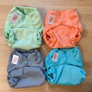 Flip Hybrid Diaper Shells / Covers (set of 4)